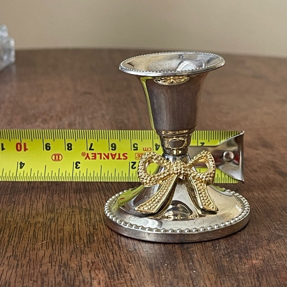 Vintage silver plated candlestick - Picture 5 of 6